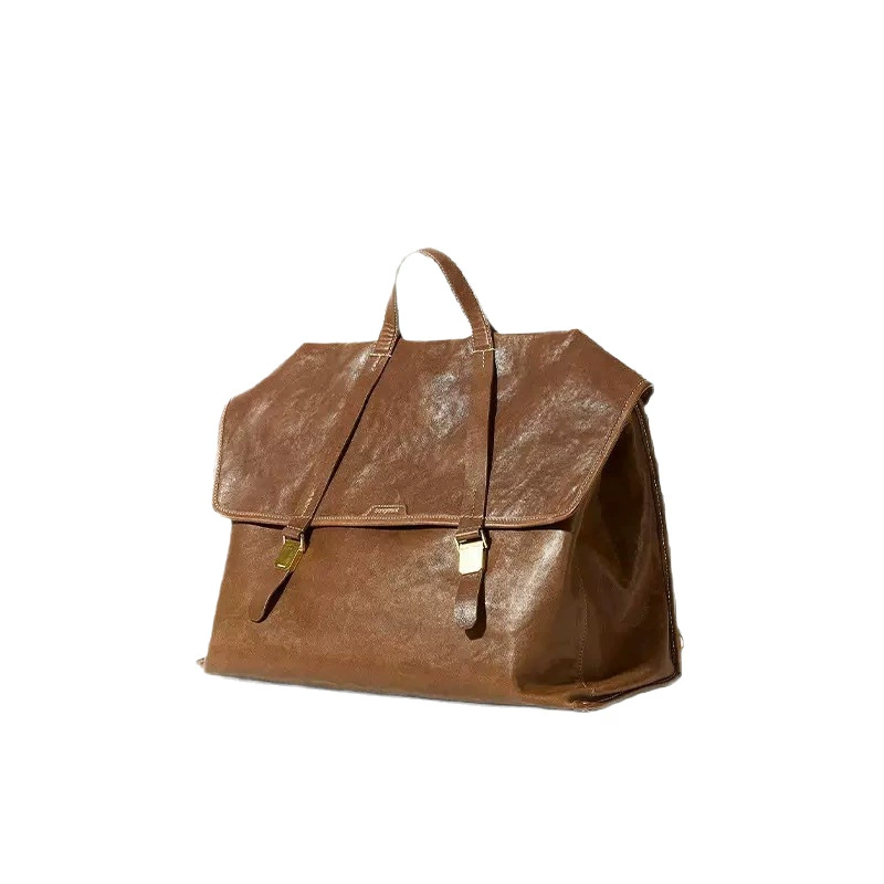 Портфель/рюкзак в стиле путешествий гор Songshan Mountain Travel Series Briefcase Gender-free ретро растительная выделка кожа рюкзак