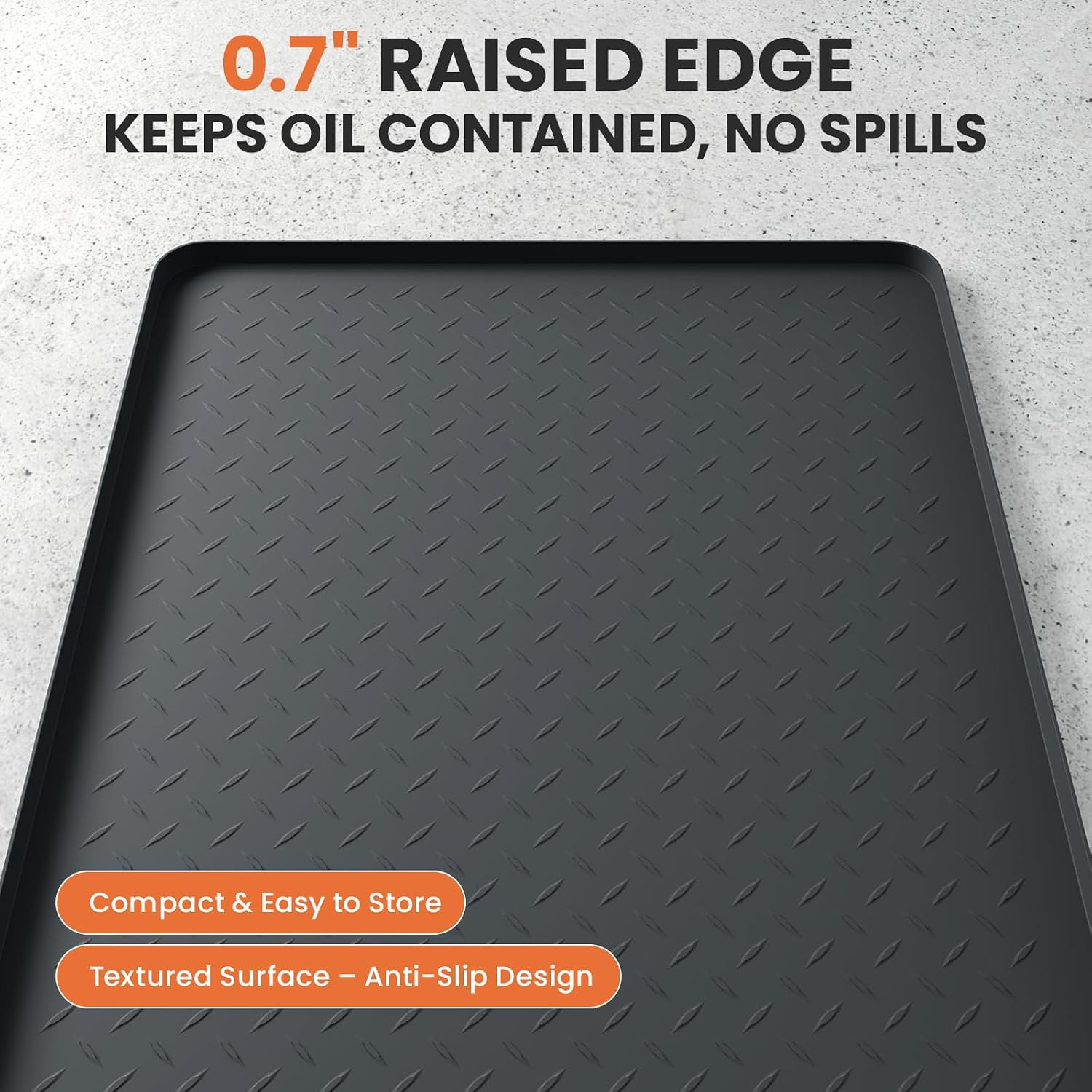 Cross-border silicone car repair and maintenance mat, oil leak-proof mat, garage waterproof and oil-resistant floor protection mat, easy to clean