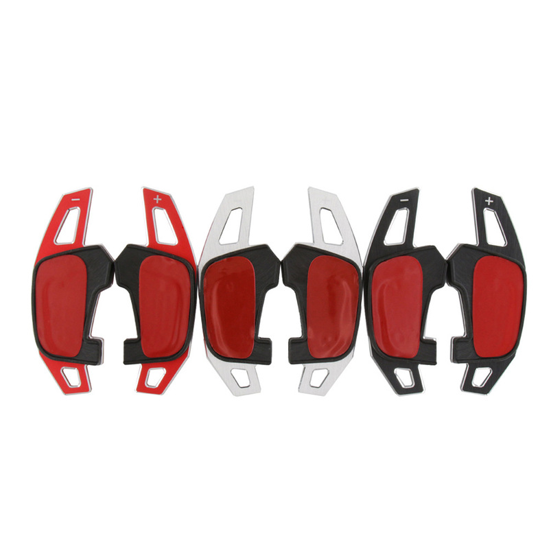 Suitable for Volkswagen Golf 7 GTI R20 steering wheel paddles modified aluminum alloy shift paddle decoration Suitable for Volkswagen Golf 7 GTI R20 steering wheel paddles modified aluminum alloy shift paddle decoration