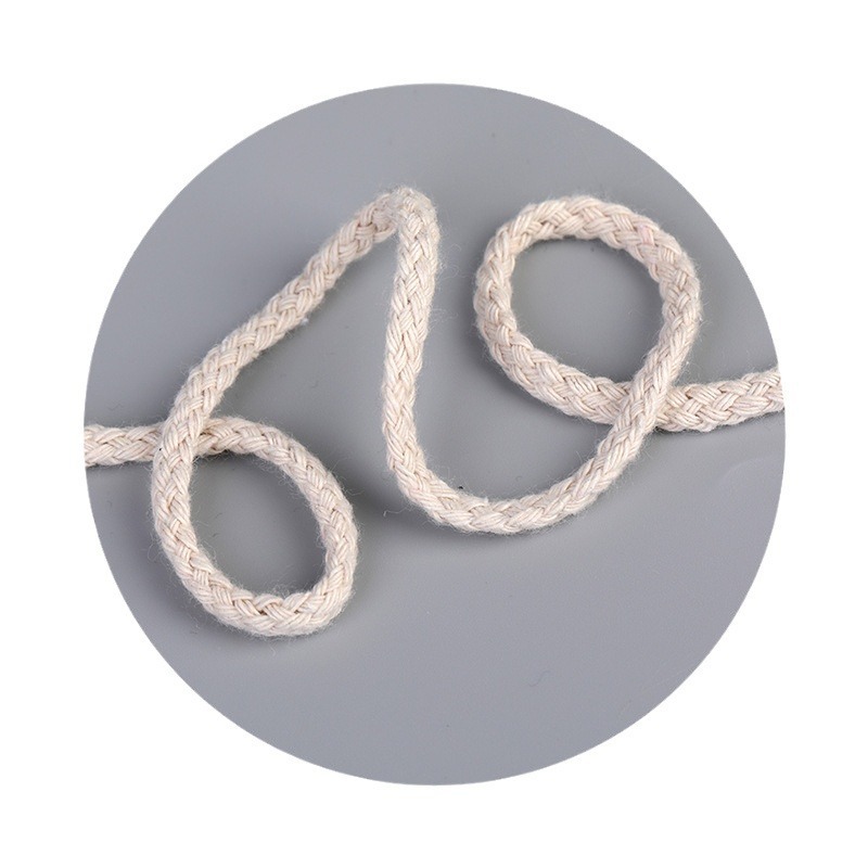 提绳编织线 彩色棉绳空心5mm玩具抽绳现货供应 八股儿童包束口