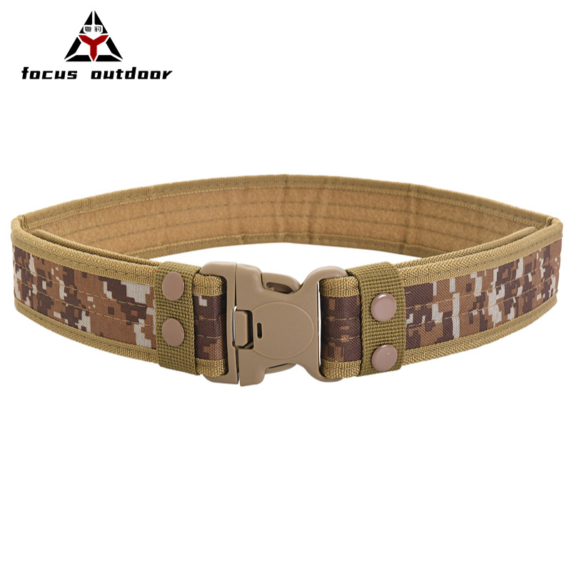 Deportes al aire libre suministros fijo vinculante cinturón de material EVA ventiladores militares camuflaje táctico cintura sello cinturón exterior