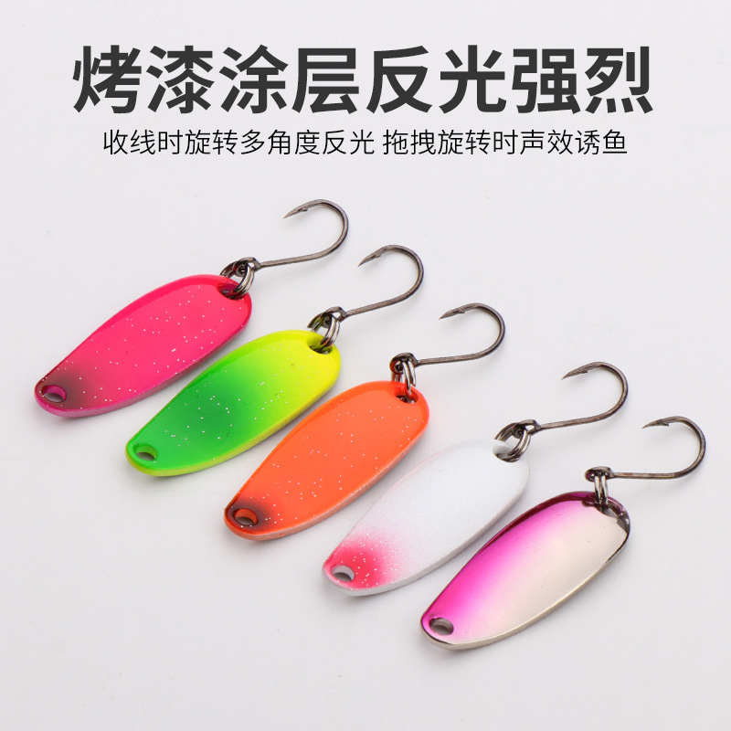 Metal Spoons Fishing Lures Spinner Spoons Baits Fresh Water Bass Swimbait Tackle Gear