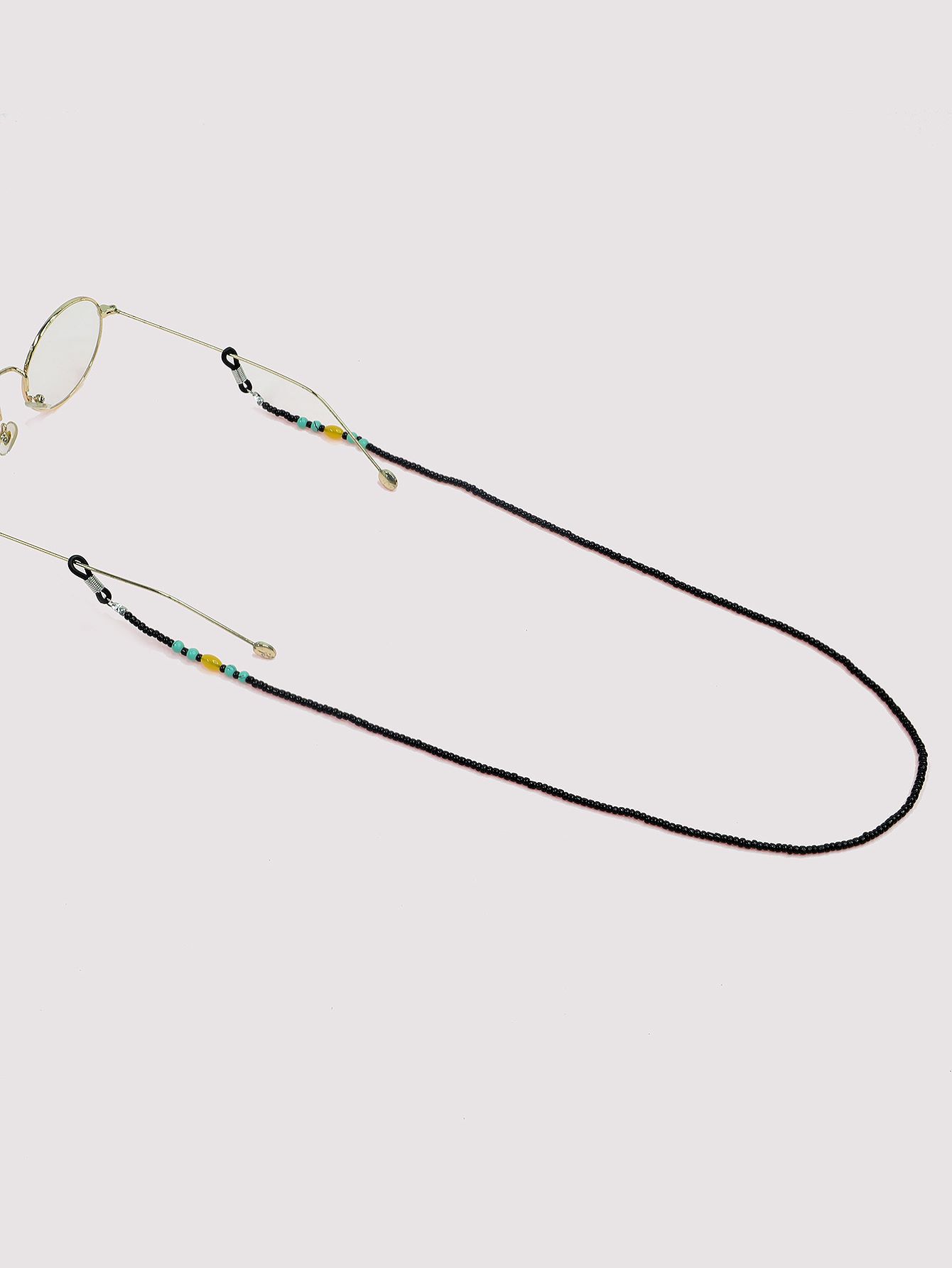 Accessories Beaded Glasses Rope Black Turquoise Glasses Chain Fashion Accessories Cross-border display picture 4