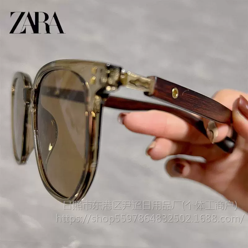 Zara, ретро солнцезащитные очки, квадратные очки, интернет-знаменитость
