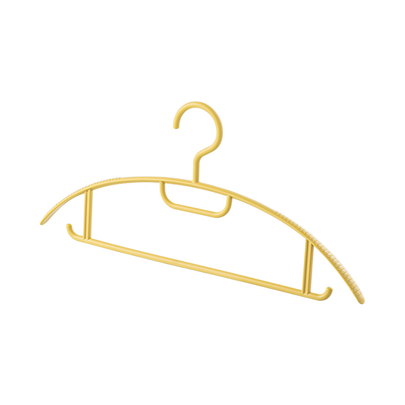 미끄럼 방지 옷걸이 노란색 10개입 88028