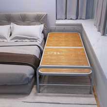 瑞仕达竹床折叠床单人简易午休午睡床家用实木凉床租房硬板双人床