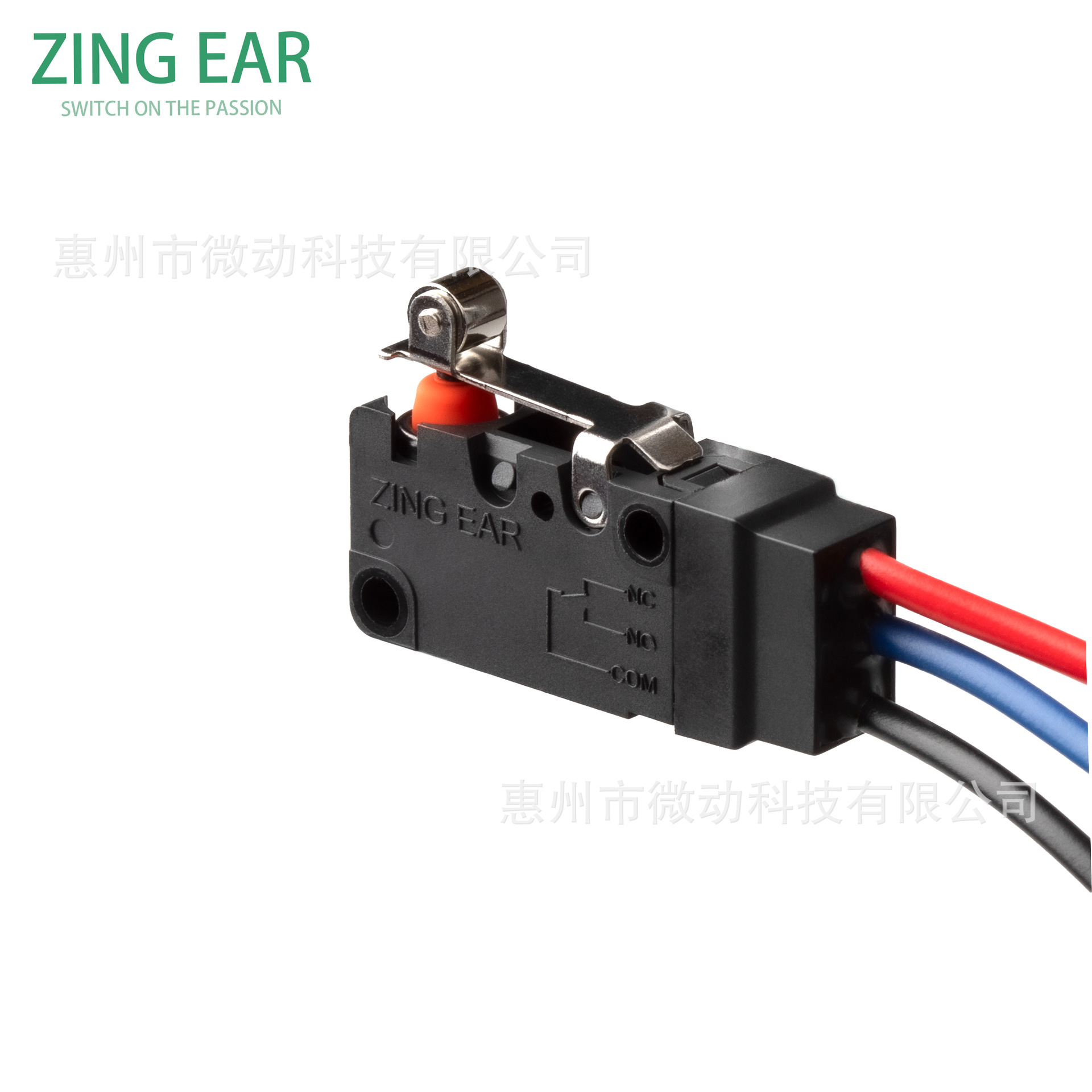 ZINGERA G5W11高品质IP67微型滚轮杠杆微控制器触摸开关防水