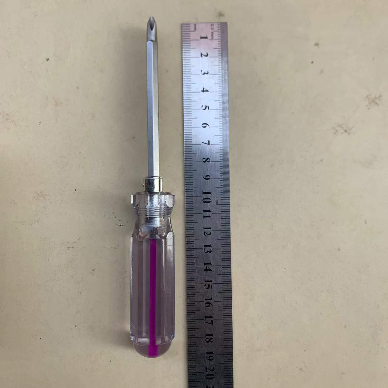 Destornillador de doble propósito de núcleo de color destornillador de línea cruzada