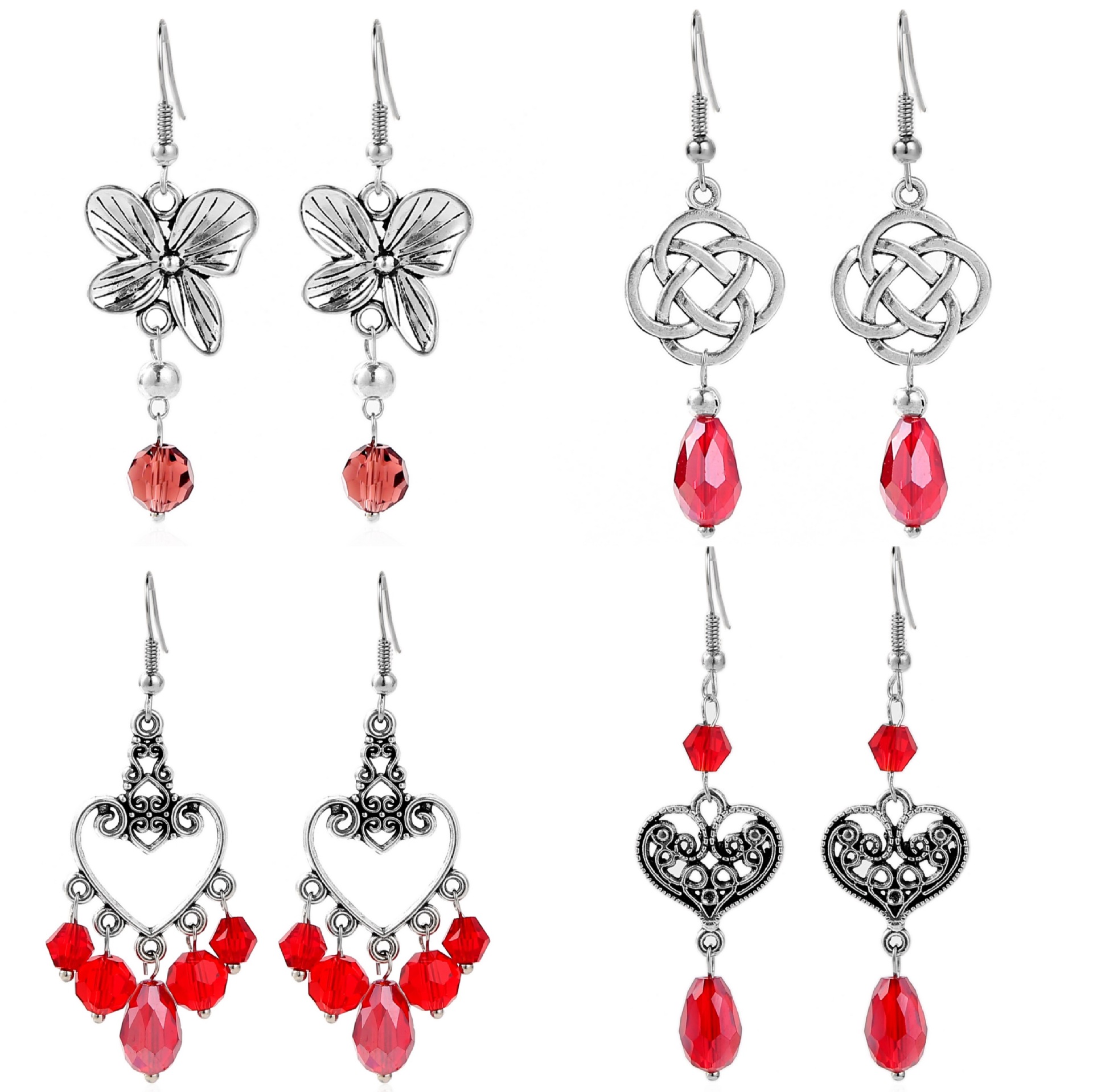 1 Set Alloy Geometric Star Heart Shape Beads Hook Earring Findings Earring Findings display picture 18