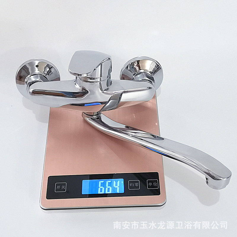 The original manufacturer of the concealed two-hole Qiao Ding mixed water kitchen faucet, wall-mounted concealed cold and hot sink faucet undefined