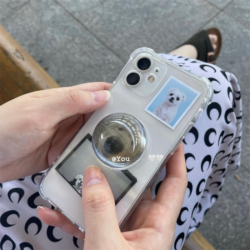 20g Weight Mobile Phone Universal Applicable Brands Airbag Bracket Classification Crystal Ball Material Animal Pattern Cute Style Animal Crystal Ball Cute Mobile Phone Universal Airbag Bracket 9