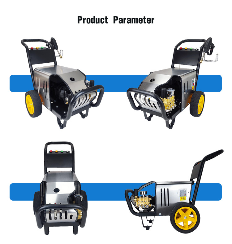 High-pressure mobile car washer for home use, 220V 2500W high-power portable water gun, vehicle cleaning and washing tool