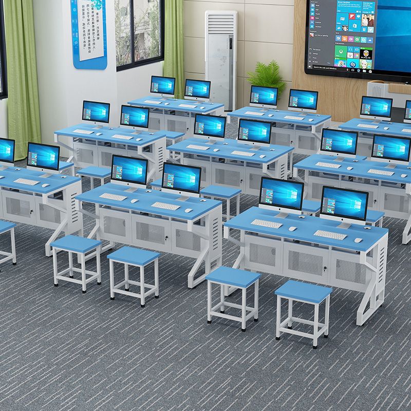 School Computer Room Computer Desk Student Desktop Double Table Chair Stool Office Training Room Teacher Computer Desk