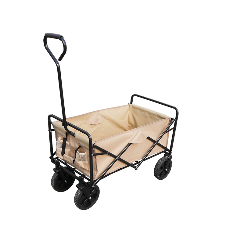 折叠布兜车花园工具购物车多功能工具车户外钓鱼车折叠车