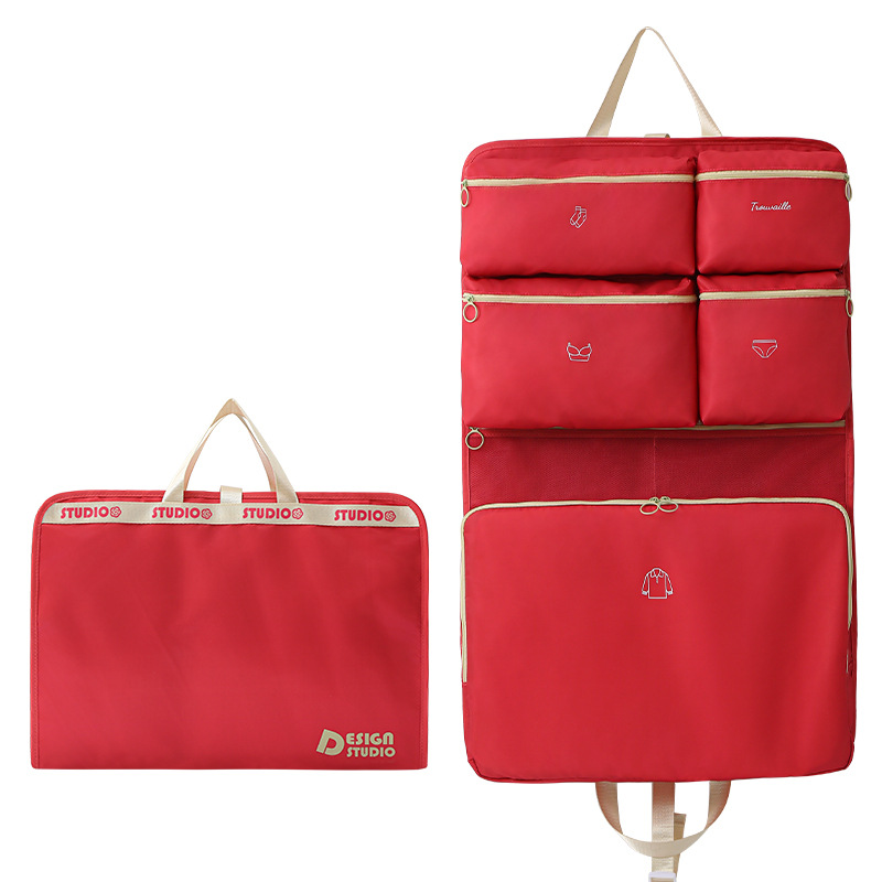 Bolsa de almacenamiento de ropa de dopamina Bolsa de almacenamiento de viaje multifuncional impermeable para el hogar Calcetines de ropa interior Bolsa de almacenamiento plegable