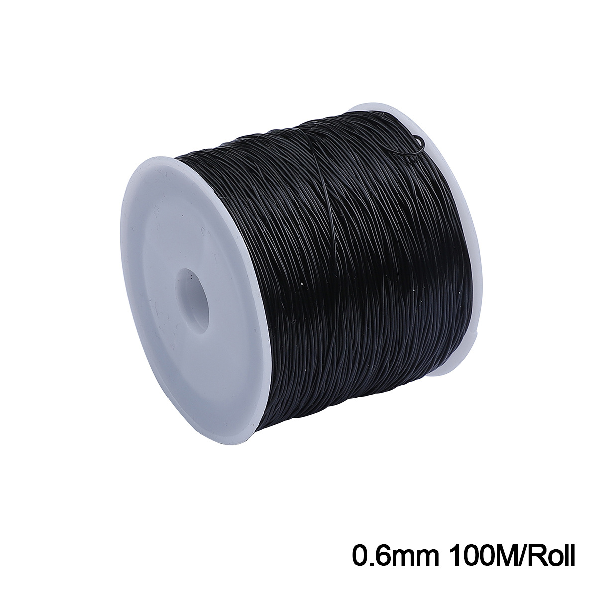 0.6mm black about 100m /roll