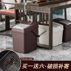 茶バケツ、茶粕バケツ、茶バケツ、乾湿分別ゴミ箱、ツーインワンオフィスティーセット、家庭用廃水バケツ