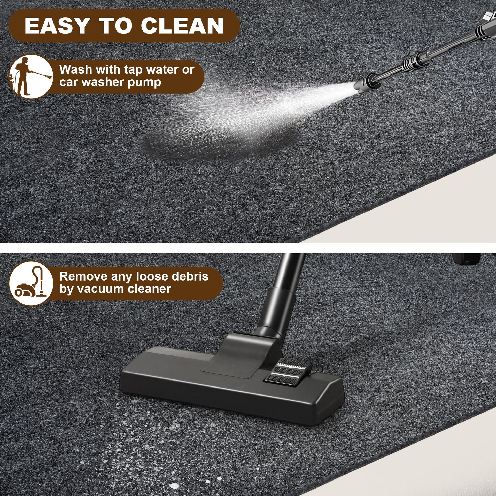 Cross-border bestseller oil-proof and waterproof floor mat, car garage floor mat, non-slip rubber-backed floor mat, repair mat, customizable