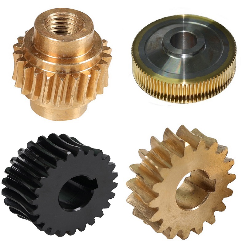 非标加工铜蜗轮钢蜗轮大蜗轮双头蜗杆2.5模3模3.5模4模蜗轮蜗杆