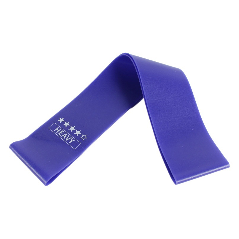 Blue Gradient 5-Piece Set of Cross-Border Yoga Hip-Lifting Resistance Bands, Elastic Loops for Squats, Latex Tpe Pull-Up Bands