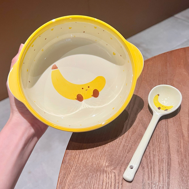 6-Inch Noodle Bowl - Yellow Banana