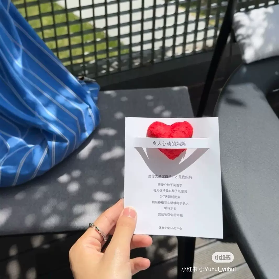 母亲节送妈妈的礼物DIY爱心种子可发芽可降解环保艺术纸手工礼盒