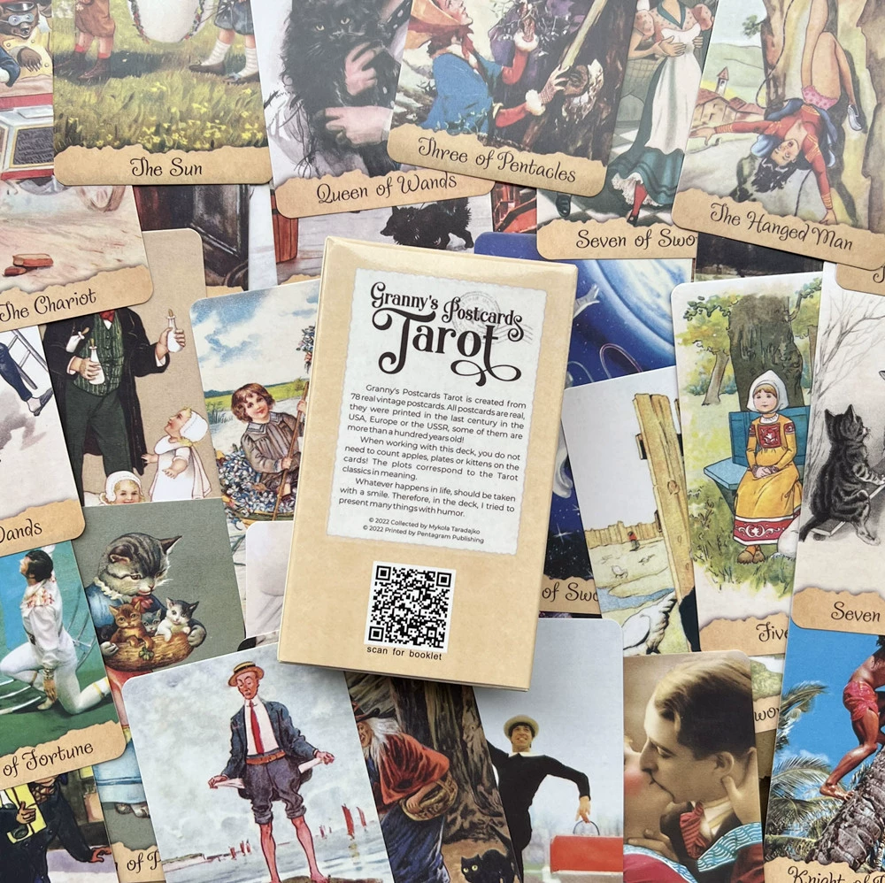 C53 Новая бабушкина открытка бабушкины PostCards Таро Рота Стол