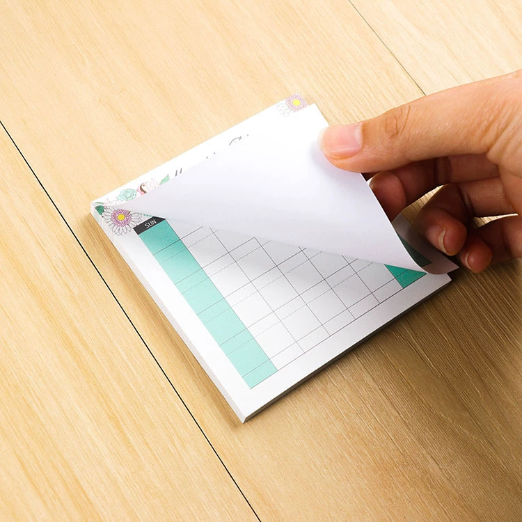 2014 Simple Business Day Month Plan for Signing Ben Ben You Can Tearing Notepad This Office Sub -Book Memo Memorandum