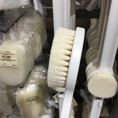 Japanese-style long-handled soft-bristle bath brush Japanese-style bath brush back rub artifact back rub bath brush bath artifact