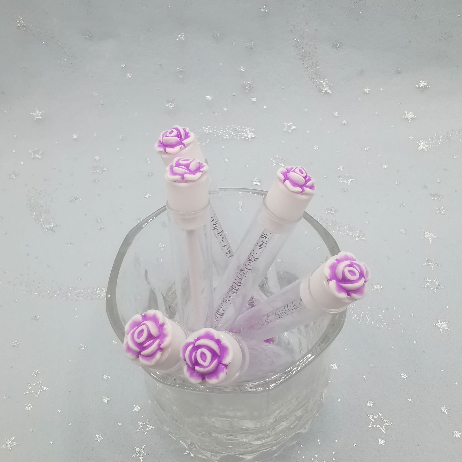 Acrylic Rose Tube Eyelash Brush Image 5