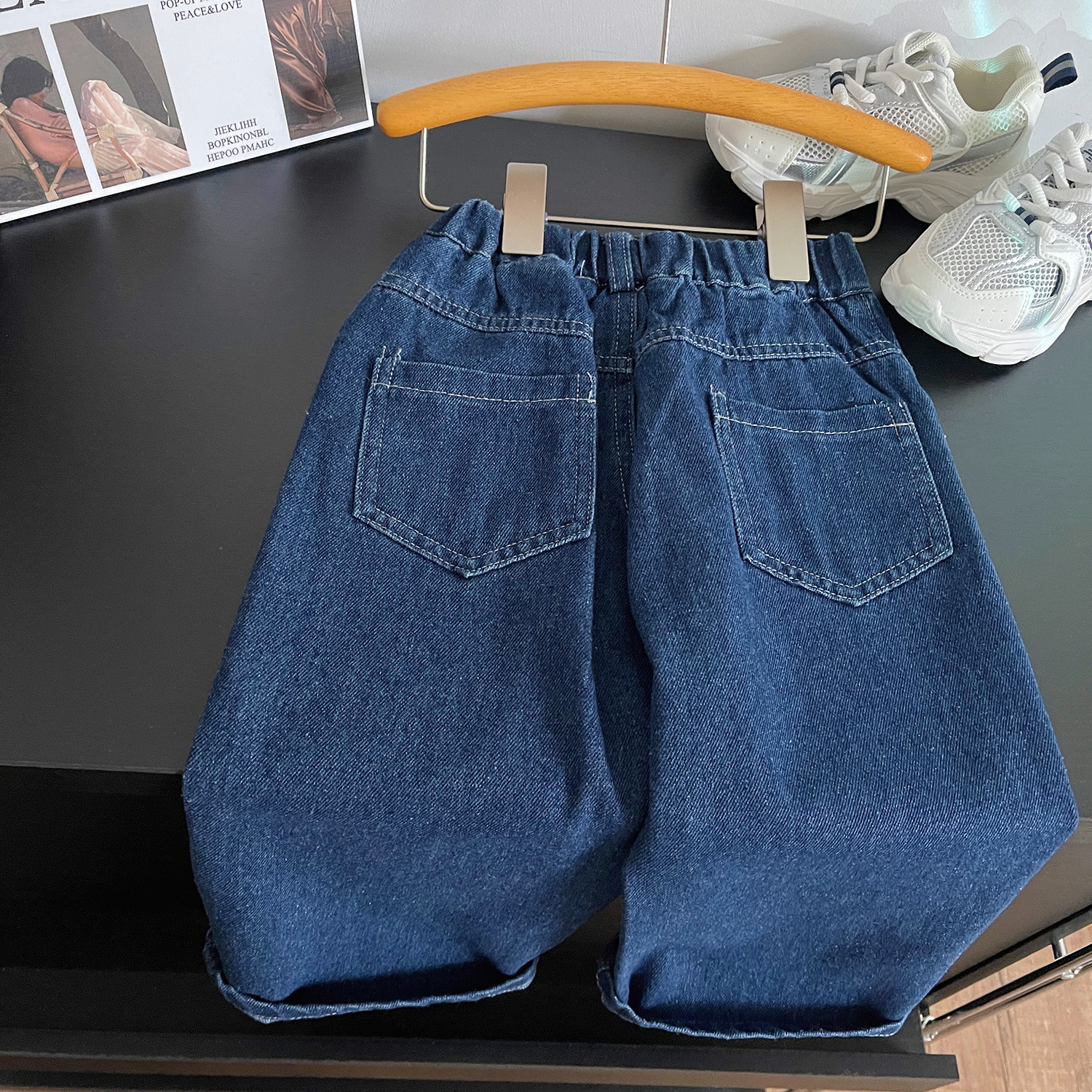 2023 New Korean Girls' Cowboy 3-Piece Base Shirt Baby Autumn Set 67209_voghion.com