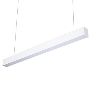 Etl American Standard Led Strip Light Rectangular Creative Ceiling Light Restaurant Conference Room Office Chandelier Dlc Certified