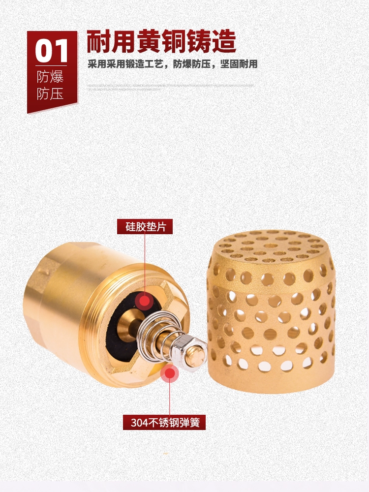 ✅ Медный обратный клапан водяного насоса, предотвращающий обратный поток, 1/2 дюйма, 3/4 дюйма, 1 дюйм, односторонний клапан, масляная труба, всасывающая водяная машина с фильтром, обратный клапан