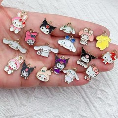 合金漫画サンリオクロメ DIY ジュエリーアクセサリー小さなペンダントブレスレット頭飾り手作り材料