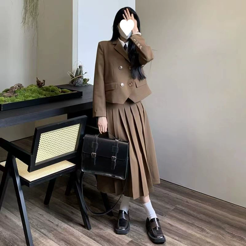 Spring retro classic suit, universal set, 2024 years