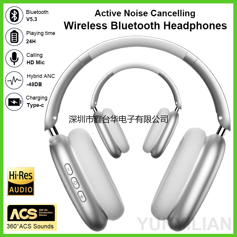 For AirPods Max Earphone Anc Max Active Noise Cancelling
