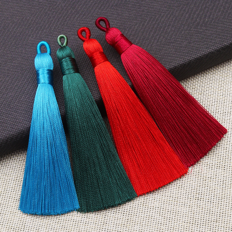 8cm pull ring tassel spike vertical ice silk hanging spike diy sachet headdress bookmark accessories small tassel pendant wholesale 8cm pull ring tassel spike vertical ice silk hanging spike diy sachet headdress bookmark accessories small tassel pendant wholesale