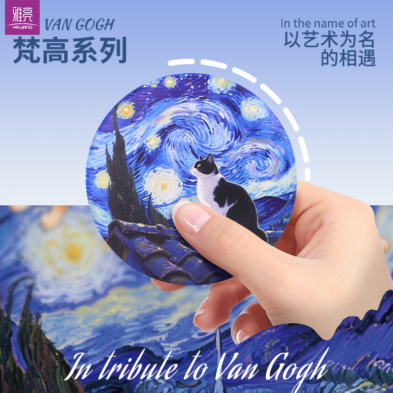 Cartoon unilateral bolsas colgantes llaveros espejos redondos para dibujar espejos personalizados de estaño unilateral espejos de dibujos animados ip espejos