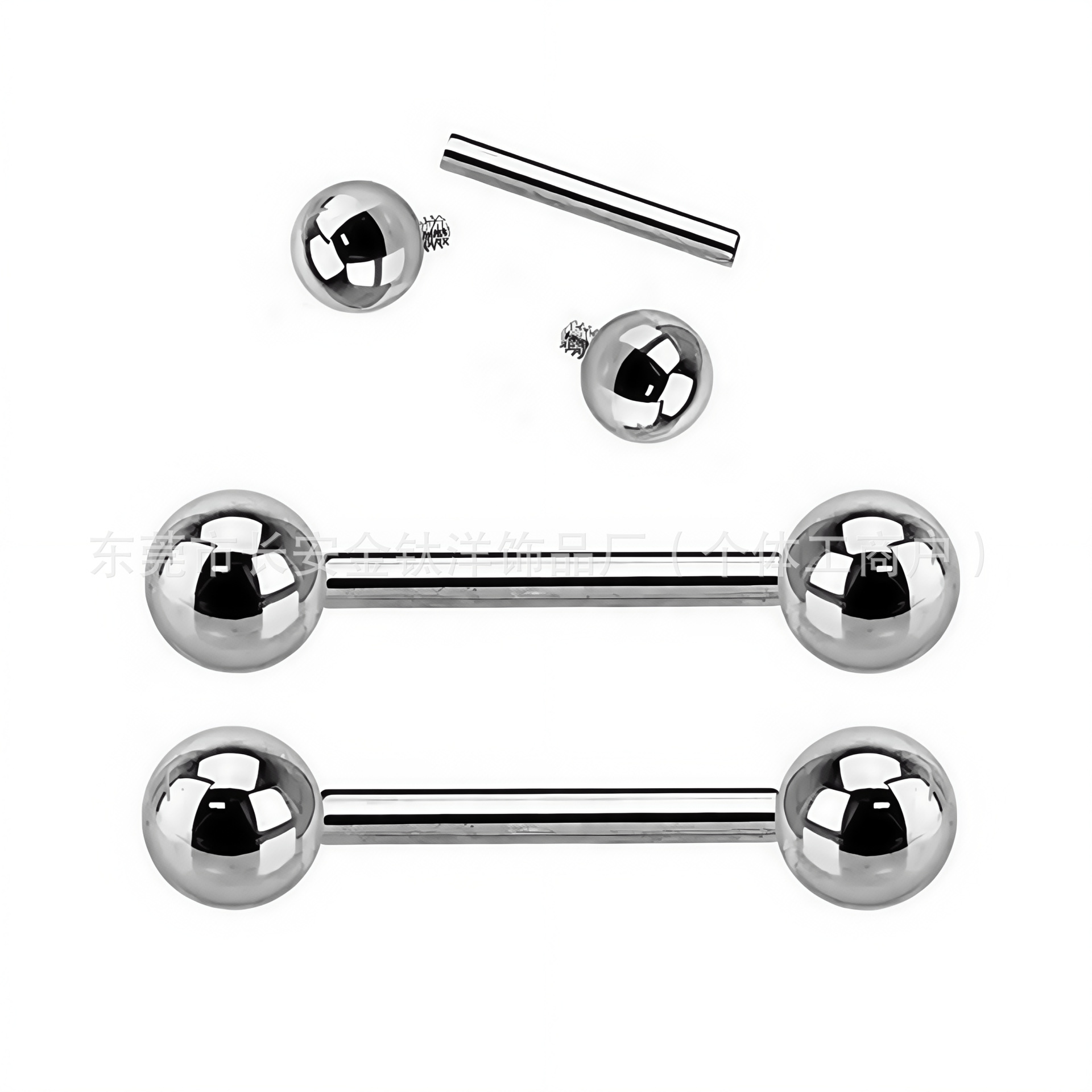 Labret piercing jewelry detail image