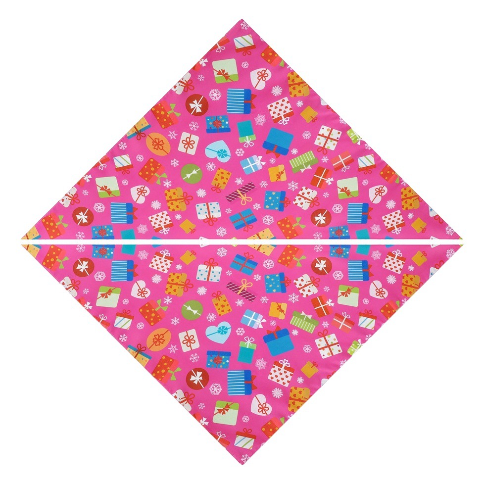 Tanpopo transfronterizo nuevo cumpleaños mascota saliva toalla perro cumpleaños triángulo toalla mascota saliva toalla bufanda