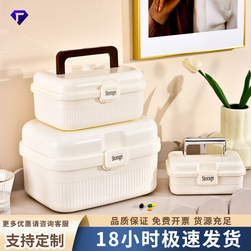Household Medicine Box Home Pack Large Capacity Storage Box Portable Medicine Medicine Classification Storage Box Emergency Medical Box Household Medicine Box Home Pack Large Capacity Storage Box Portable Medicine Medicine Classification Storage Box Emergency Medical Box