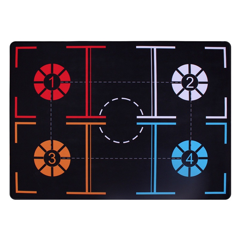 Entrenamiento de baloncesto almohadilla de pie antideslizante interior y exterior Universal entrenamiento deportivo control de ritmo bola goteo reducción de ruido almohadilla insonorizada