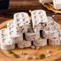 Nutrient-rich eight-treasure cake with no added sugar, black sesame, yam, and traditional Chinese snacks suitable for both elderly and children.