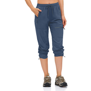 New outdoor leisure sports pants loose toe quick-drying pants ladies fitness running woven mountaineering pants wholesale