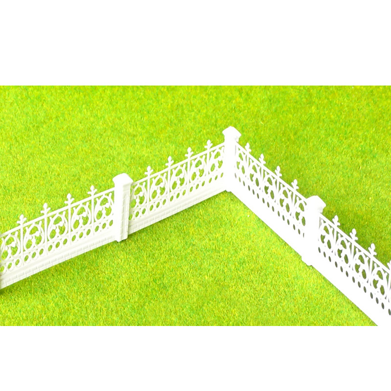 Modelo en miniatura valla mini jardín valla patio barandilla arena bandeja edificio escena en miniatura paisaje material 1 m