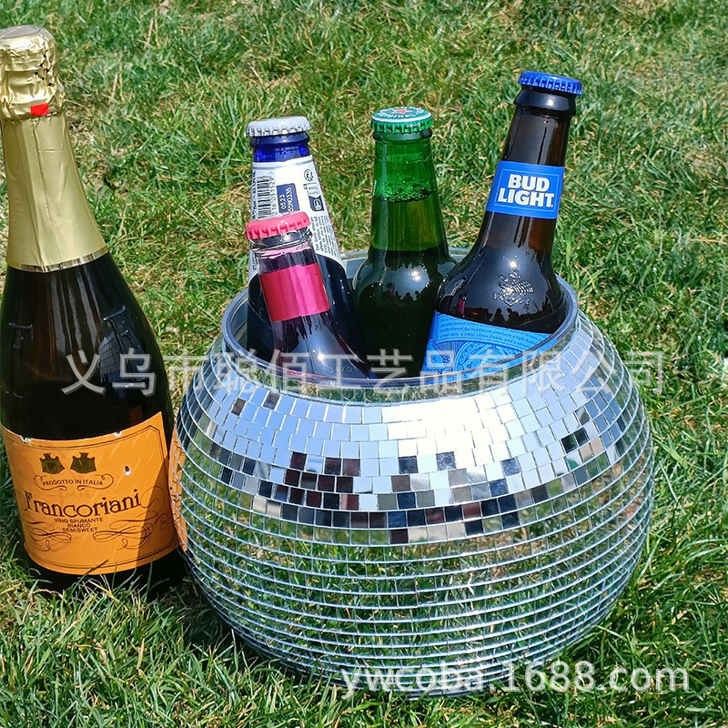 Fábrica directa nuevo cubo de hielo disco cubo de hielo bar fiesta atmósfera decoración del hogar