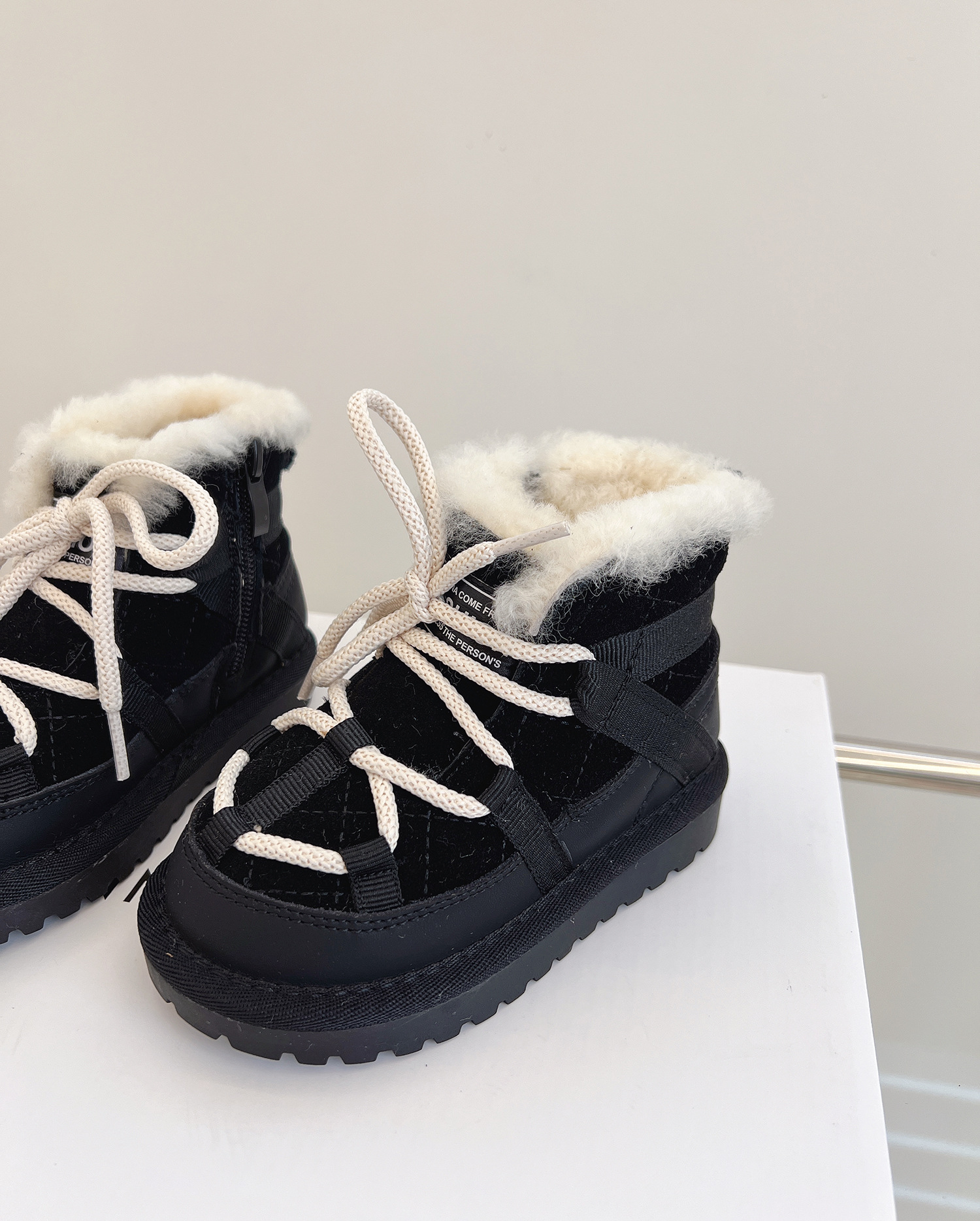 Summer Cute Children's Shoes 2023 Winter New Baby Cotton Boots Children's Thickened Warm Snow Boots Boys and Girls'_voghion.com