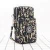 Dark gray black leopard print