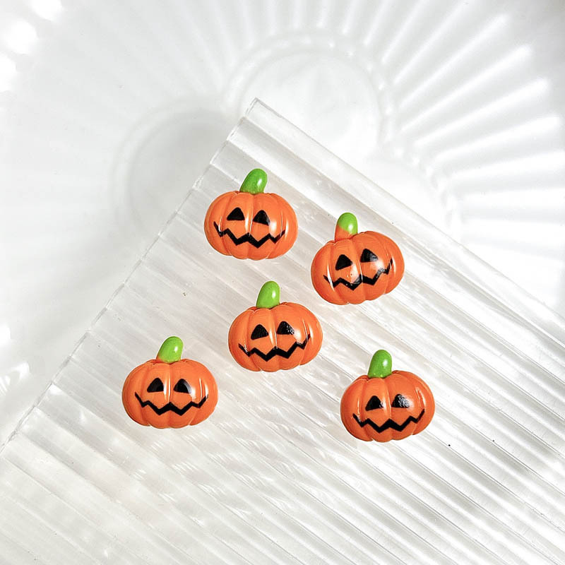 国境を越えて人気のあるハロウィーンネイルアート樹脂幽霊カボチャ漫画ネイルアクセサリーdiyアクセサリー卸売り|undefined