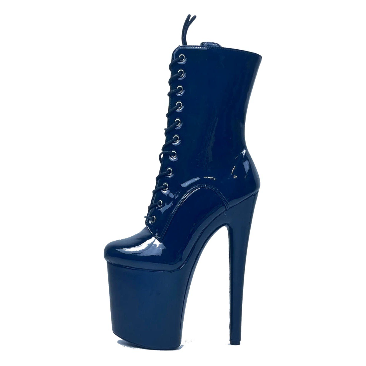 Европейская и американская мода лазерные сапоги на сверхвысоком каблуке 20 см сексуальные танцевальные сапоги из стальной трубы ночной клуб сценические сапоги на высоком каблуке ненавидят Небесно высокий космос